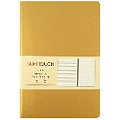 Книга для записей  А5 80л Soft Touch Винтажное золото об иск. кожа  ком. блок (в лин.,в точ.без лин)