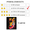 Рисование по номерам на чёрном холсте 40*50см  "Кроссовок"