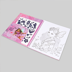 Раскраска на спирали "Феи"