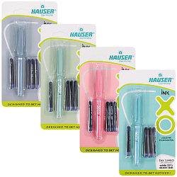 Ручка перьевая син. корпус ассорти INX XO HAUSER