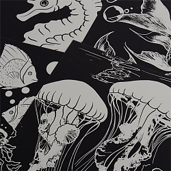 Набор гравюр Подводный мир