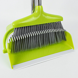 Набор для уборки "Совок + щетка" салатовый