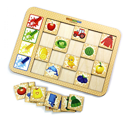 Обучающая игра "Досочки ассоциации.Цвета"