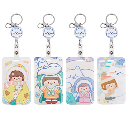 Бейдж с рулеткой  вертикальный