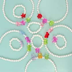 Ободок "жемчуг" для волос в наборе