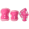 Комплект защиты розовый  (колени, локти, запястья)