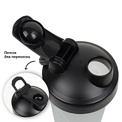 Шейкер 600мл серый