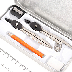 Готовальня  9 предметов в металлическом пенале