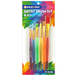 Кисти набор  6шт/уп "Darvish" синтетика