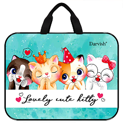 Папка детская с ручками ткань "Весёлые котята"