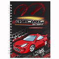 Блокнот 13*18 см 48л на спирали "Racing Sport"