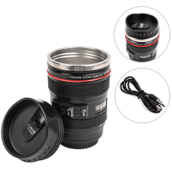 Кружка  "Объектив " 300мл (шейкер)