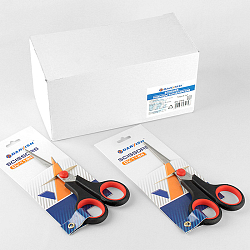 Ножницы 14см канцелярские с европодвесом