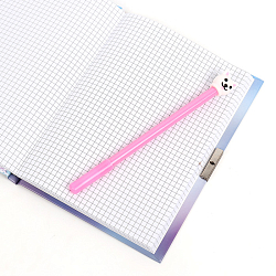 Блокнот 13,5*18 см 50л с замком "Милая собачка" с ручкой