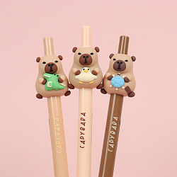 Ручка автоматическая шариковая синяя "Капибара"