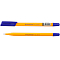 Ручка шар. синяя на масляной основе "Darvish" корпус трёхгранный оранжевый