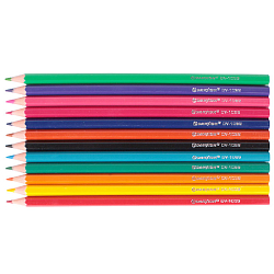 Карандаши 12цв "Darvish" "Бабочка" корпус пластиковый шестигранный (набор)