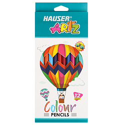 Карандаши 12цв. корпус дерев.