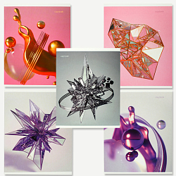 Тетрадь   48л кл. "Взрывной арт" обл. мел. картон, матовая ламинация, выбор. лак