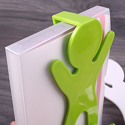 Крючок декоративный навесной на дверь "Человечек" цвет ассорти