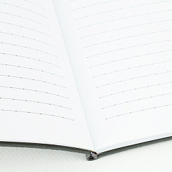 Бизнес-блокнот А4- 60л  Work book. No 2  интегр.переплет, иск.кожа, тиснение фольгой "Серебро"