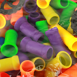 Конструктор детский пластиковый  80 деталей