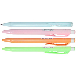 Ручка авт. син. "Darvish" корпус трёхгранный ассорти