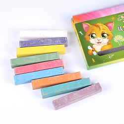 Мелки цветные  9шт "Darvish" прямоугольные