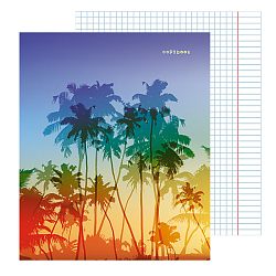 Тетрадь  48л кл. офсет-2  "Закат"