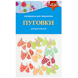 Пуговки декоративные "Собачки" , ПЭТ-пакет.