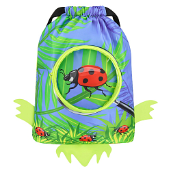 Сумка-рюкзак для бассейна "Божья коровка" 45х35х7 см