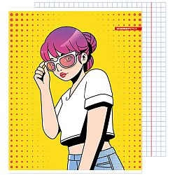 Тетрадь  48л   кл. "Модные девочки" обложка уф-лак