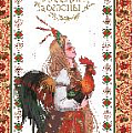 Блокнот Русские сезоны (девушка с петухом)