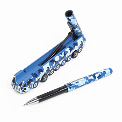Ручка шар. синяя  "Тактический ракетный комплекс" (камуфляж)