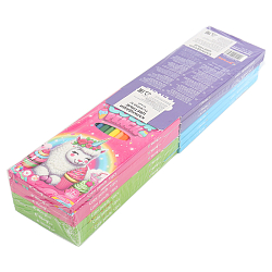 Карандаши 12цв трёхгранный корпус "Весёлые животные"