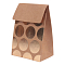 Пакет подарочный 2шт в наборе крафт ассорти 11*8*4,5 см