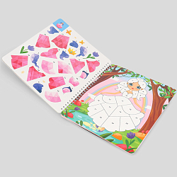 Раскраска с наклейками на гребне