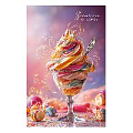 Книжка записная  А5  40л. "Яркий десерт" на гребне