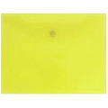 Папка   -конверт на кнопке А5 желтая