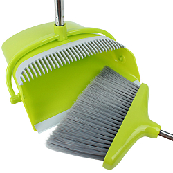 Набор для уборки "Совок + щетка" салатовый