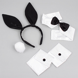 Праздничное украшение ободок "Ушки" 5 предметов