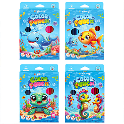 Карандаши 18цв трёхгранный корпус "Морской мир"