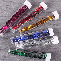 Декоративные пайетки  6 цветов 12шт (набор)