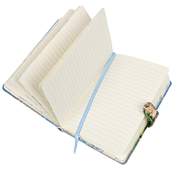 Блокнот 12,7*19 см 112л на магнитной застёжке "Ветью летом"