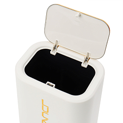 Ёмкость для мусора настольная белая