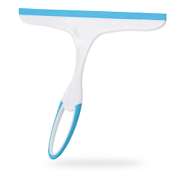 Стеклоочиститель-водосгон голубой