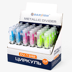 Циркуль метал. "Darvish" в пластиковом футляре