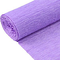 Бумага гофрированная поделочная 50*250см светло-фиолетовая