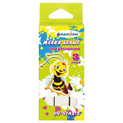 Мелки белые  3шт "Darvish" прямоугольные