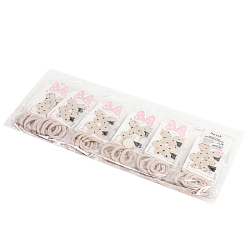 Аксессуары для волос в наборе (2 заколки-зажима+ 4резинки)